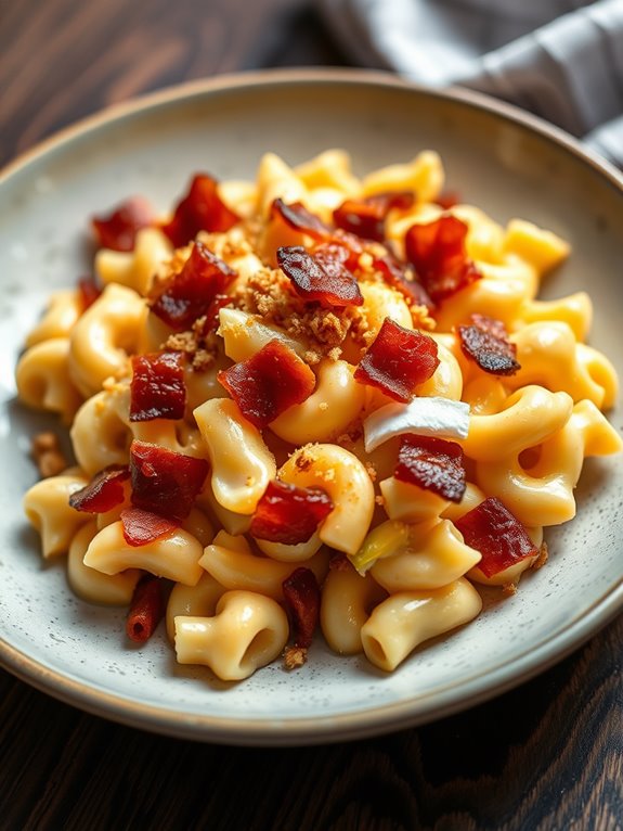 creamy bacon gouda pasta