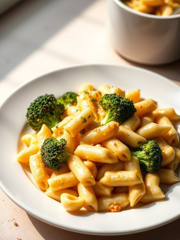 creamy broccoli gouda pasta