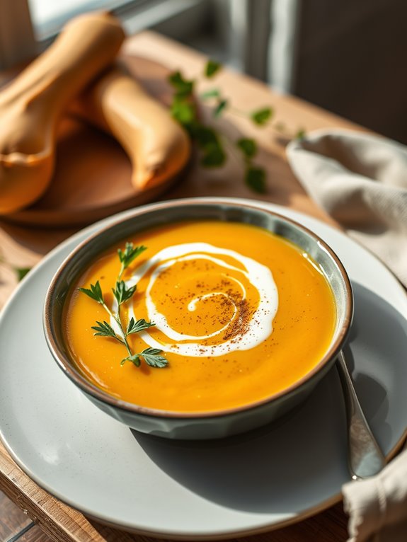 creamy butternut squash soup