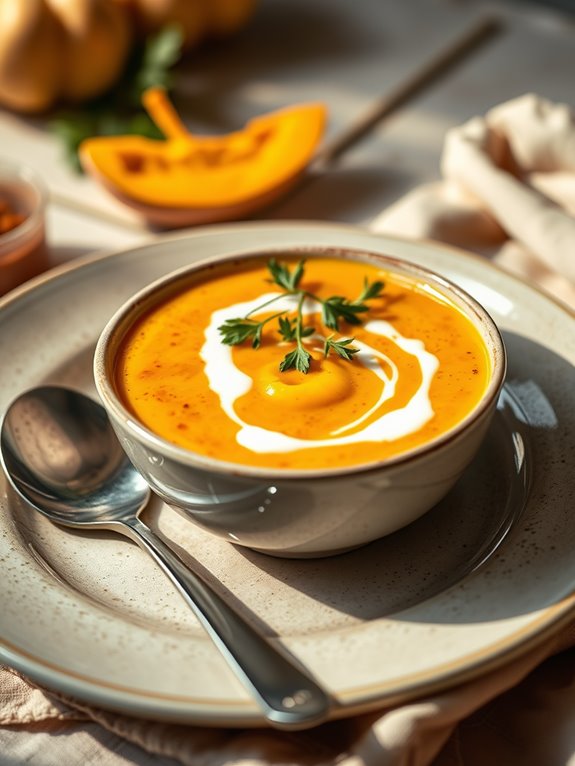 creamy butternut squash soup