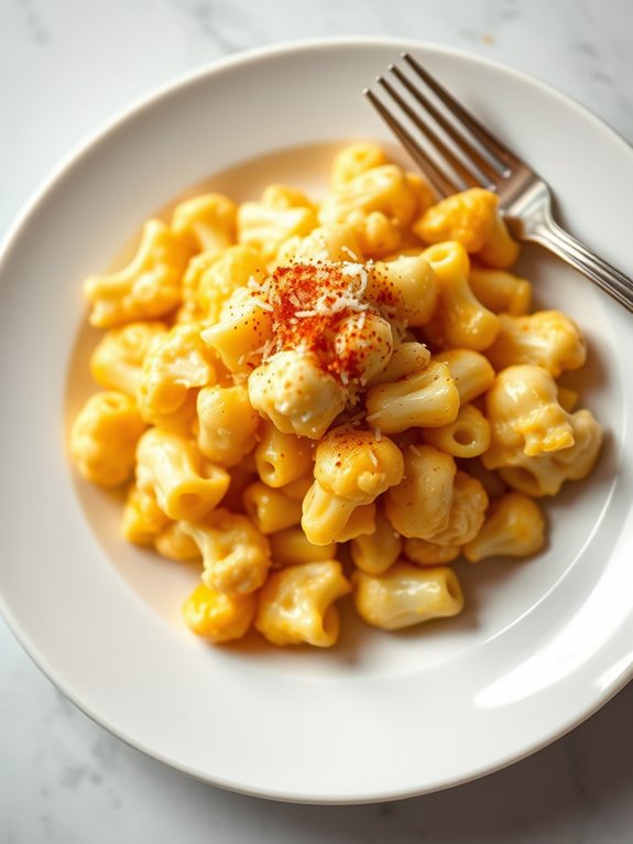 creamy cauliflower pasta dish