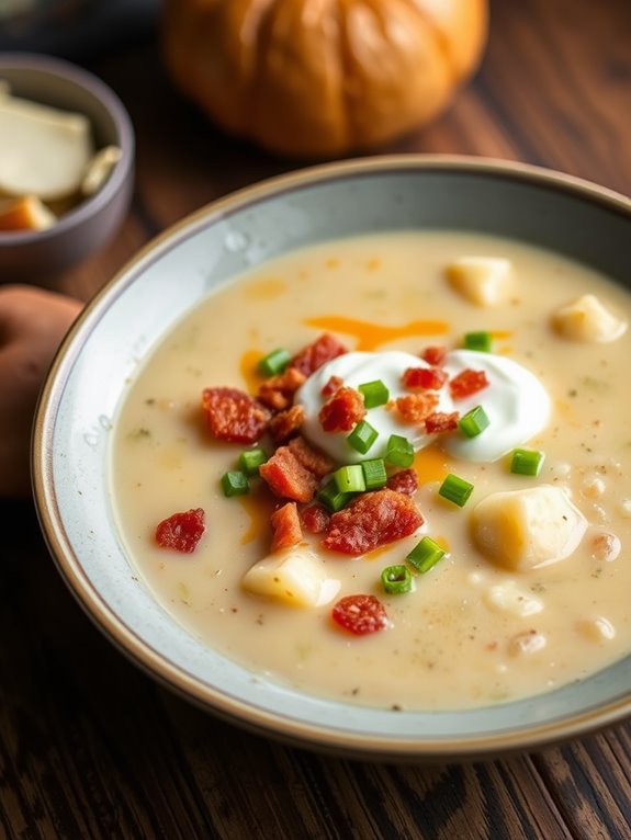 creamy cauliflower potato soup