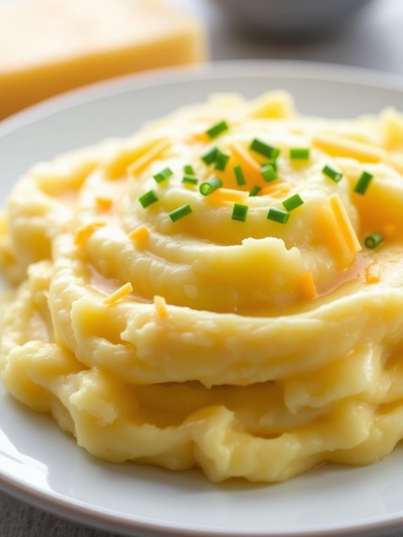 creamy cheese mashed potatoes