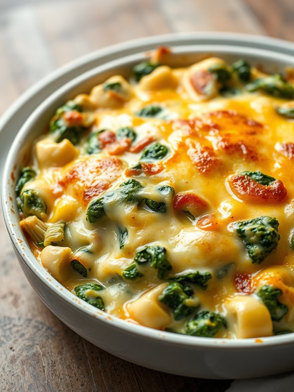 creamy cheese vegetable bake