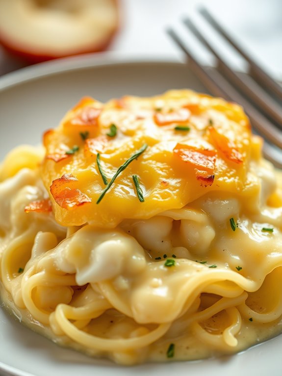 creamy cheesy potato dish