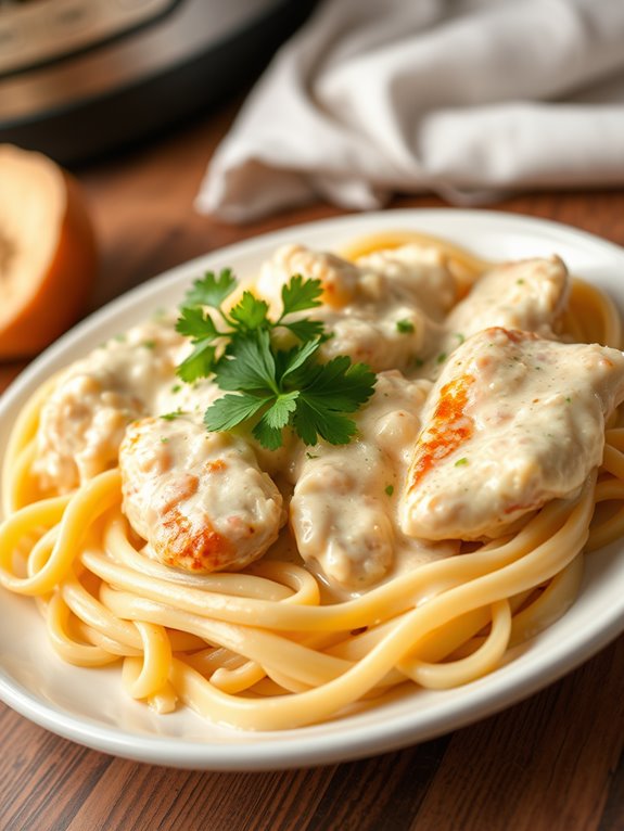 creamy chicken pasta dish