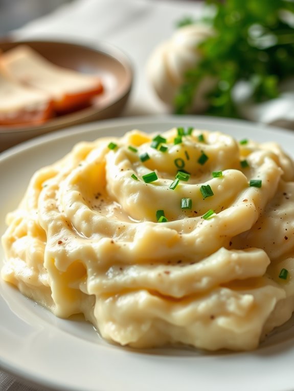 creamy garlic mashed potatoes