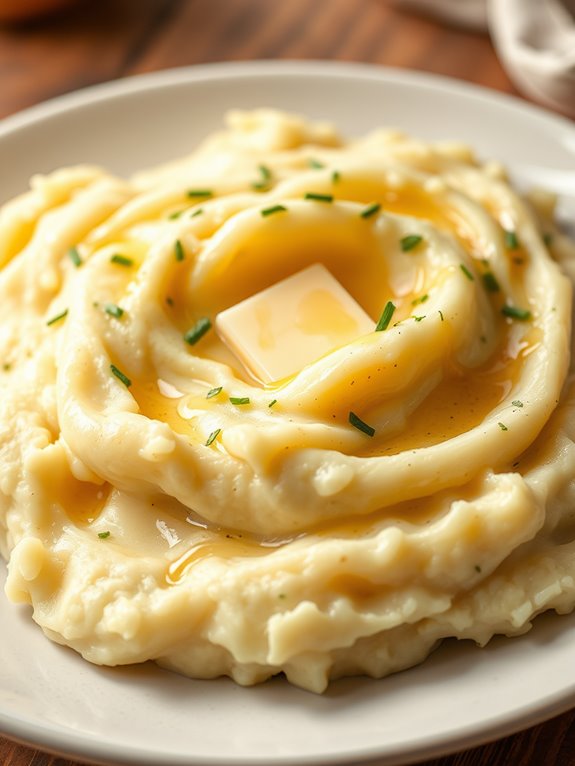 creamy garlic mashed potatoes