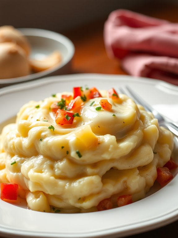 creamy garlic mashed potatoes