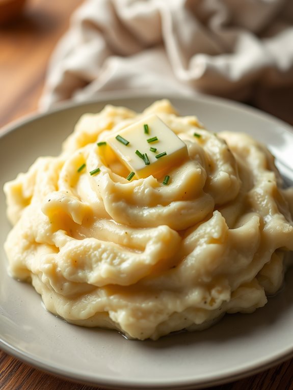 creamy garlic potato dish