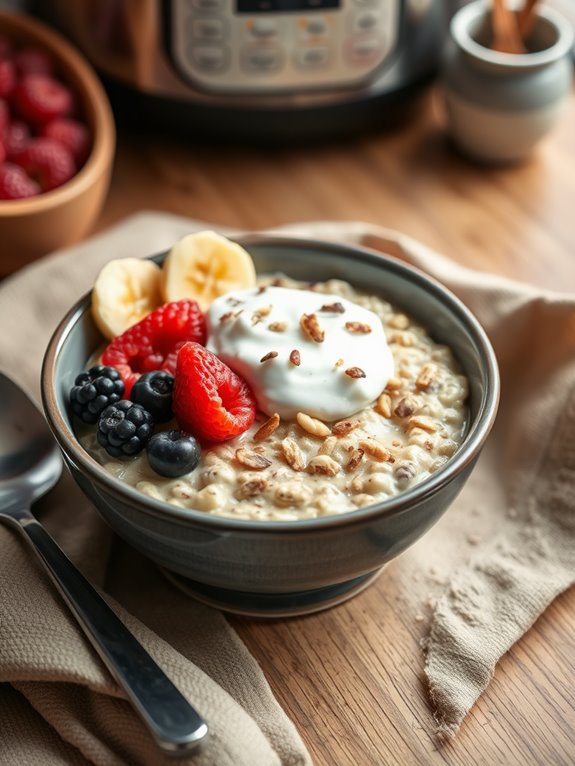 creamy greek yogurt oatmeal