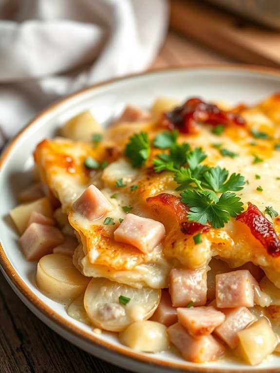 creamy ham potato casserole