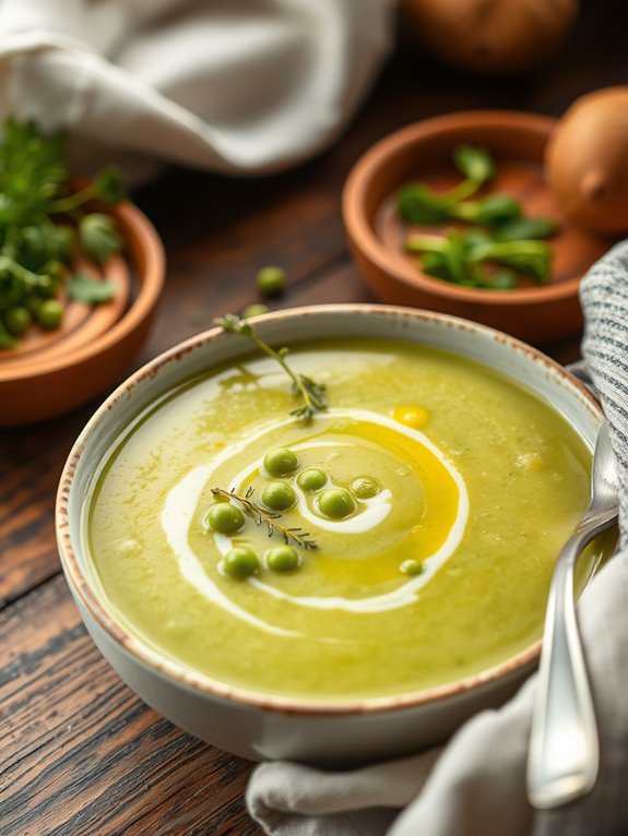 creamy hearty green soup