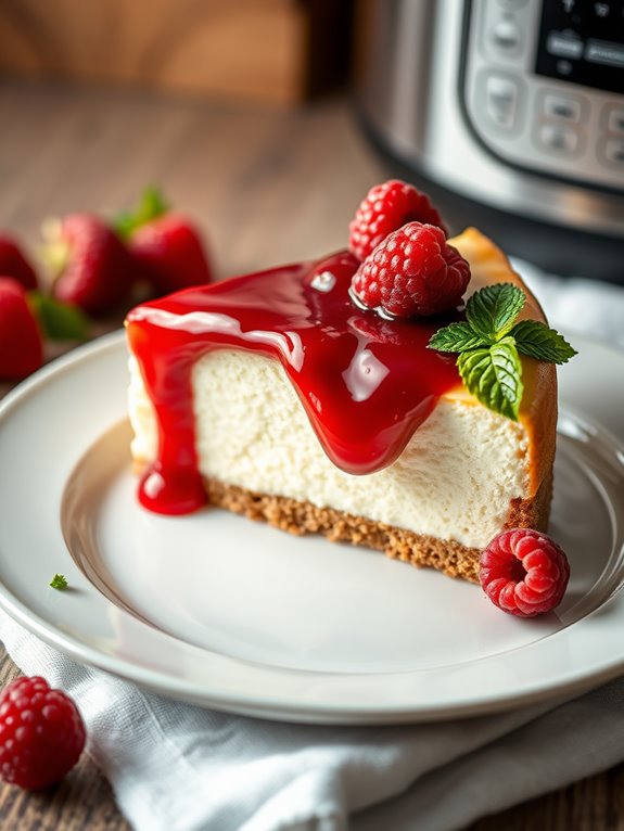 creamy instant pot cheesecake