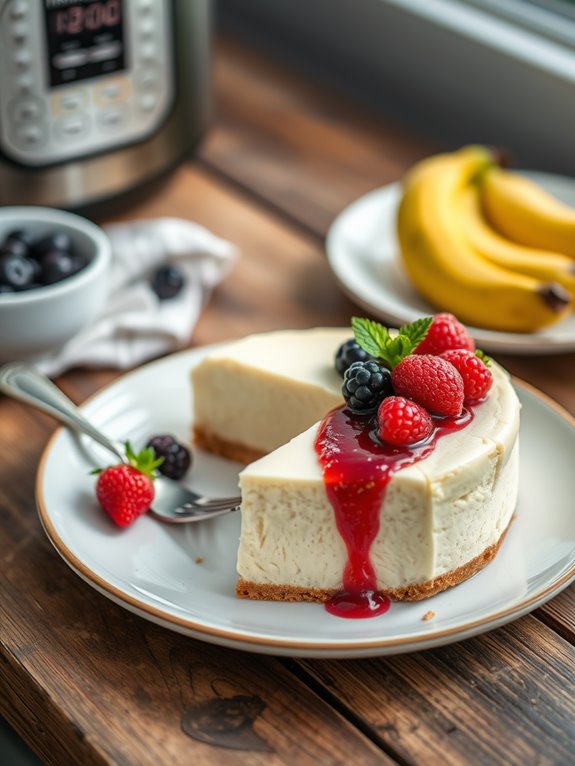 creamy instant pot cheesecake