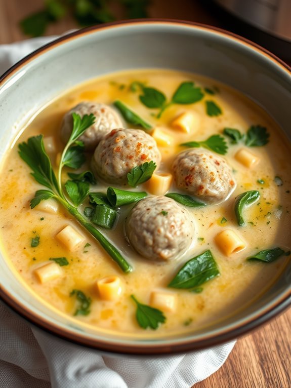 creamy italian wedding soup