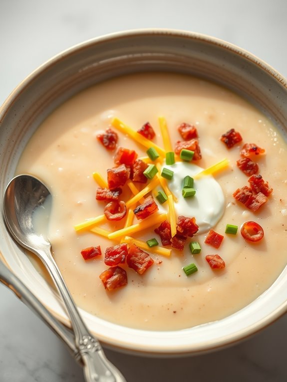 creamy loaded potato soup