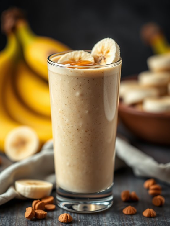 creamy peanut butter smoothie