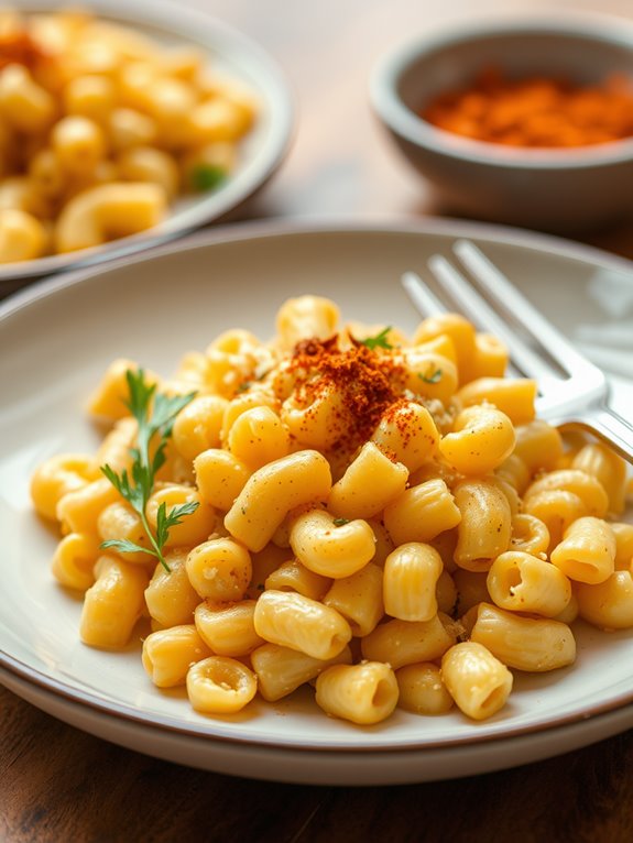 creamy plant based pasta dish