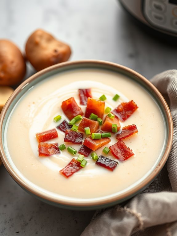 creamy potato bacon soup