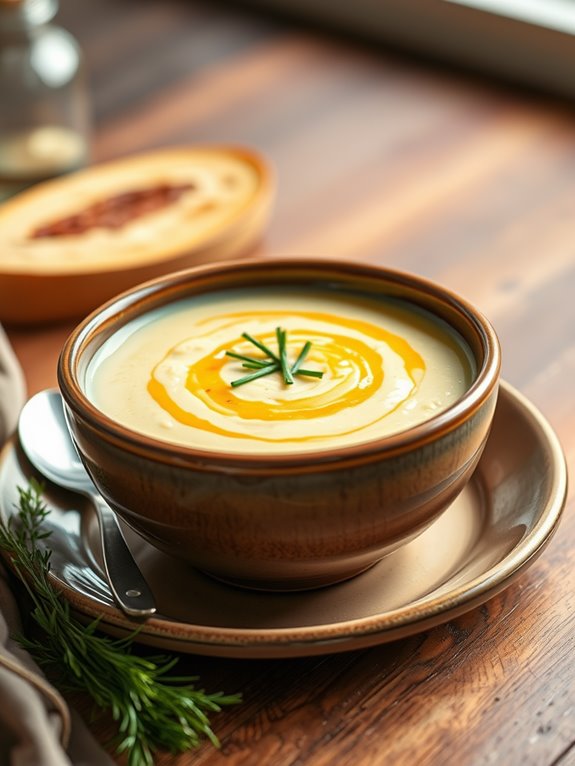 creamy potato leek soup