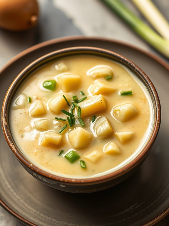 creamy potato leek soup