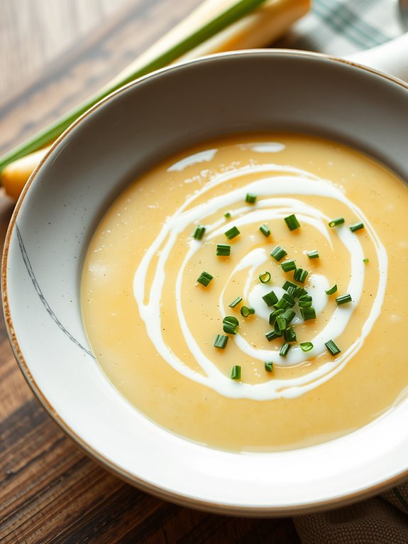 creamy potato leek soup