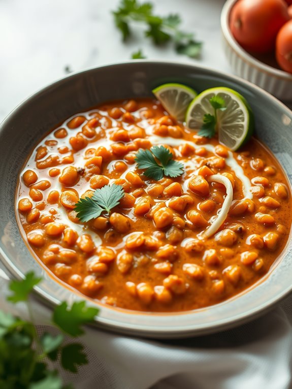 creamy red lentil dish