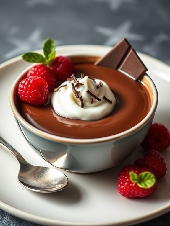 creamy rich chocolate dessert