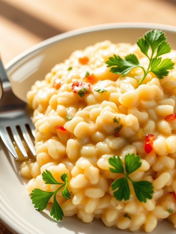 creamy risotto made quickly