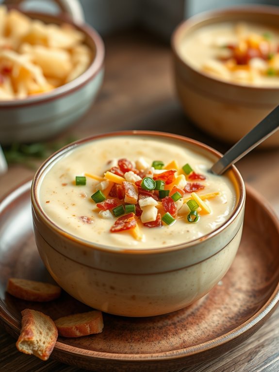 creamy savory potato soup