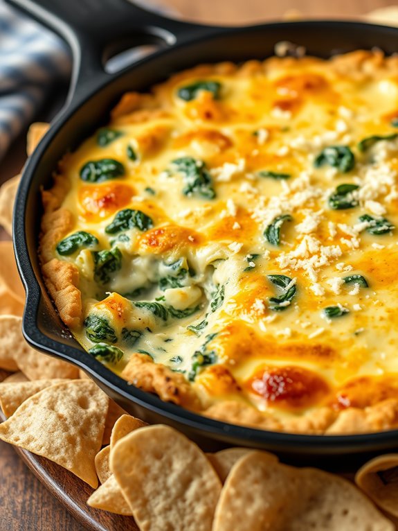 creamy spinach artichoke dip