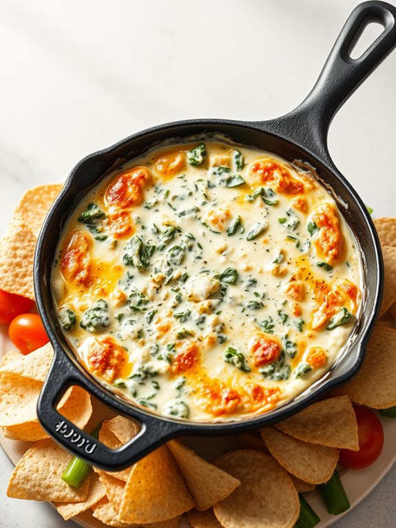 creamy spinach artichoke dip