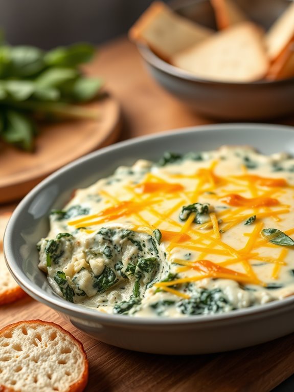 creamy spinach artichoke dip