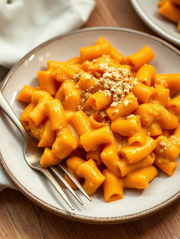 creamy sweet potato pasta