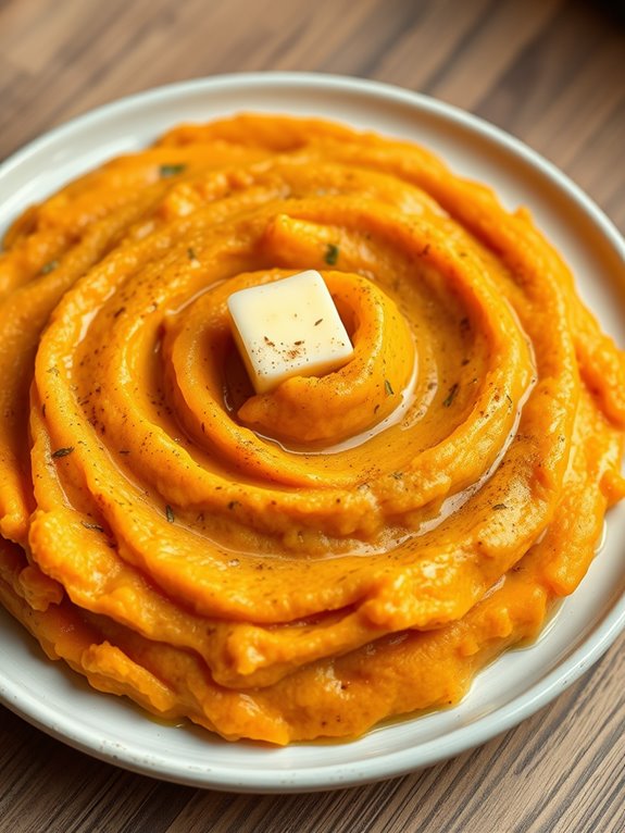 creamy sweet potato puree