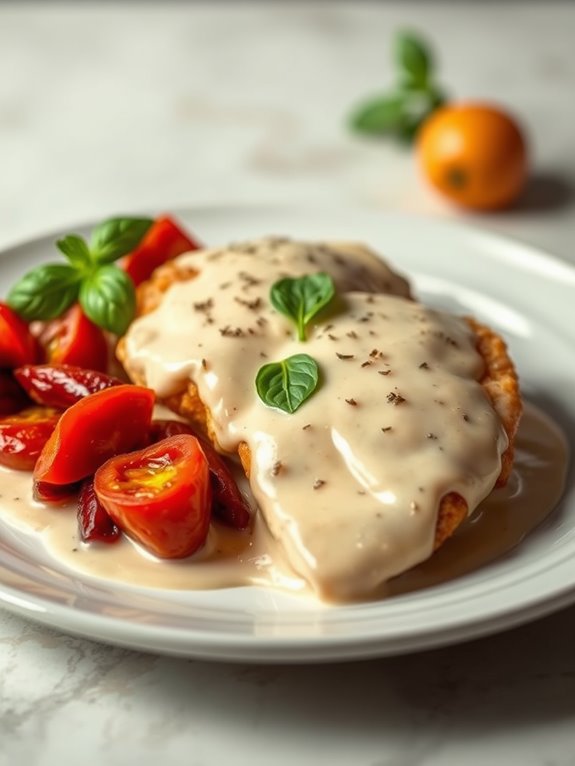 creamy tomato basil chicken