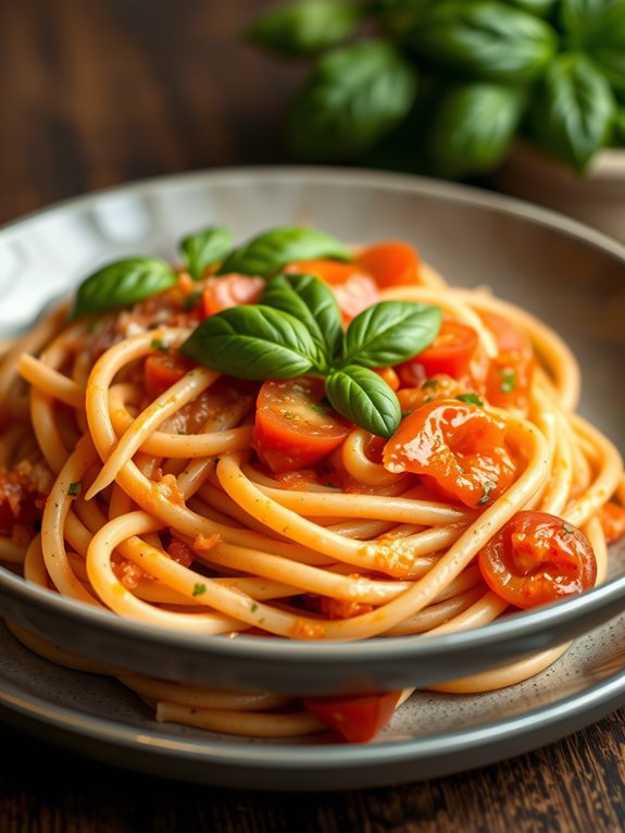 creamy tomato basil goodness