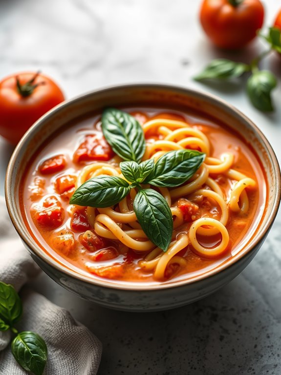 creamy tomato basil soup