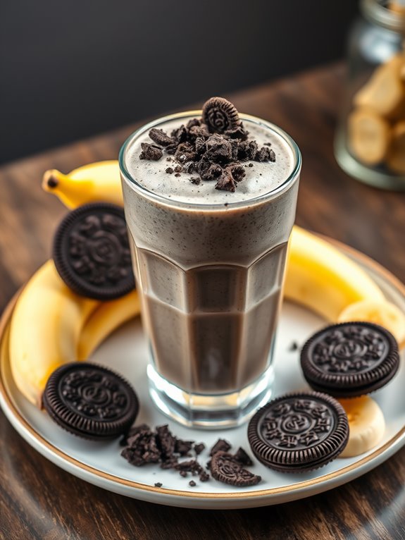 creamy vegan oreo smoothie