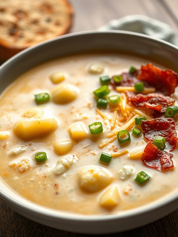 creamy vegan potato soup