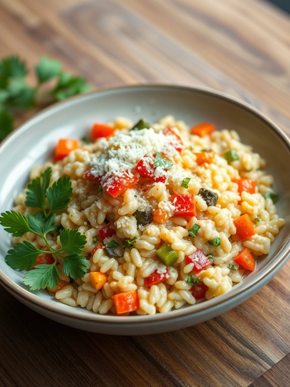 creamy vegetable risotto recipe