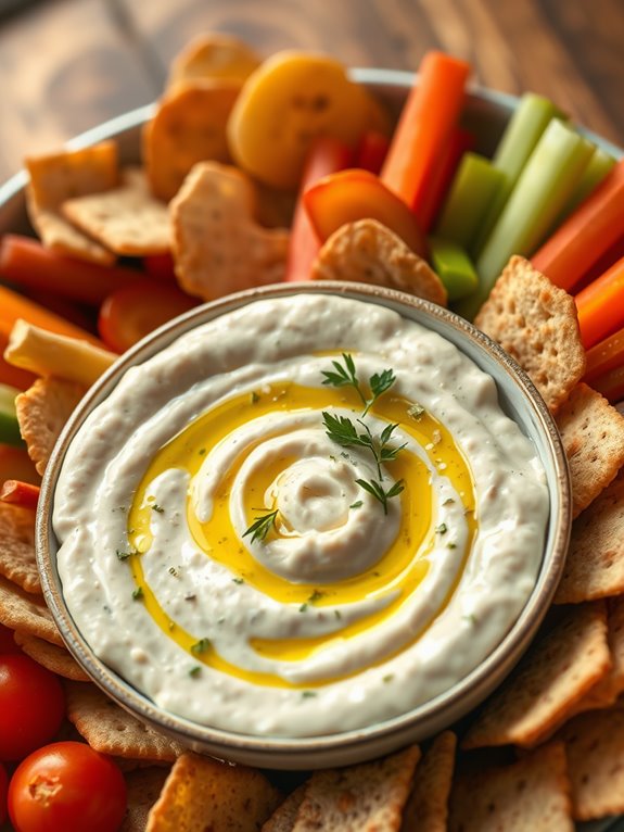 creamy white bean dip