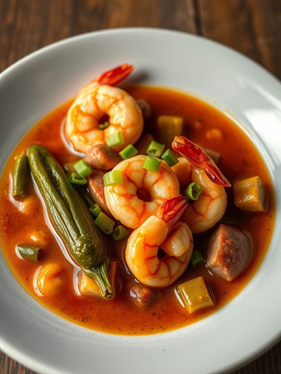 creole gumbo with okra