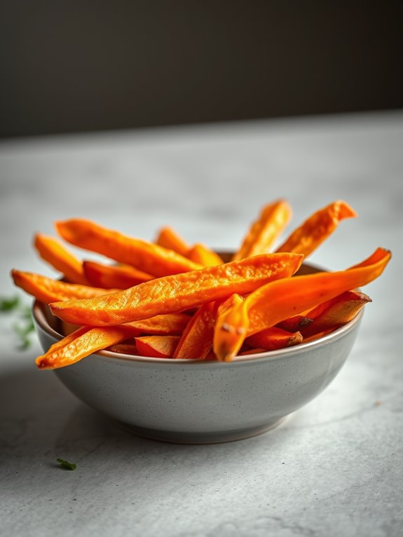 crispy baked sweet potatoes