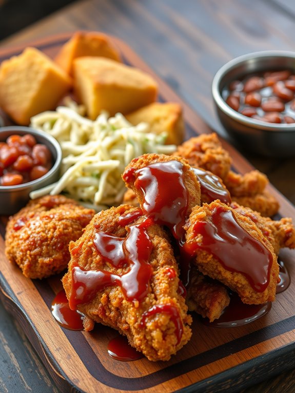 crispy buttermilk bbq chicken