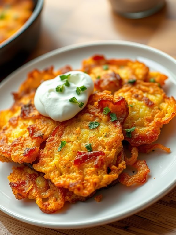 crispy cast iron hashbrowns