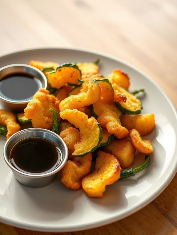 crispy fried squash dish