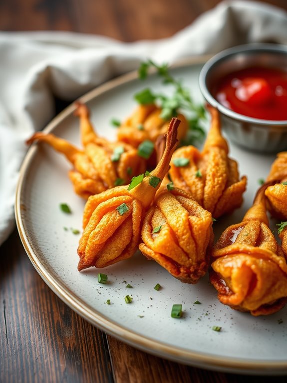 crispy fried vegetable delicacy