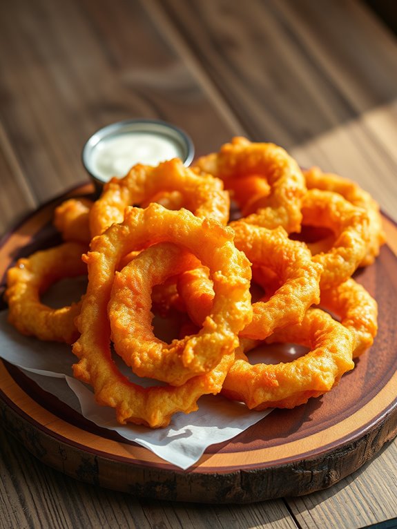 crispy homemade onion rings